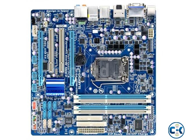 GIGABYTE MOTHER BOARD Model No GA-H55M USB3 large image 0