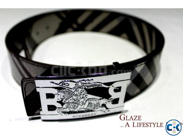 Burberry Belt black color large image 0