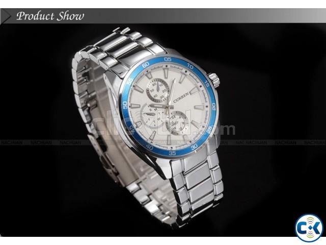 CURREN Blue Men s Sport Wrist Watch large image 0