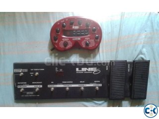 line6 pod2.0 with floor board double padel 