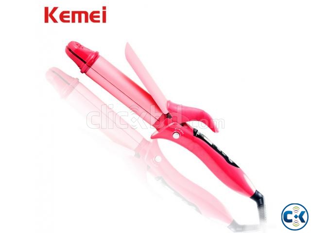 Kemei hair straightener and curling iron Ceramic Plates large image 0
