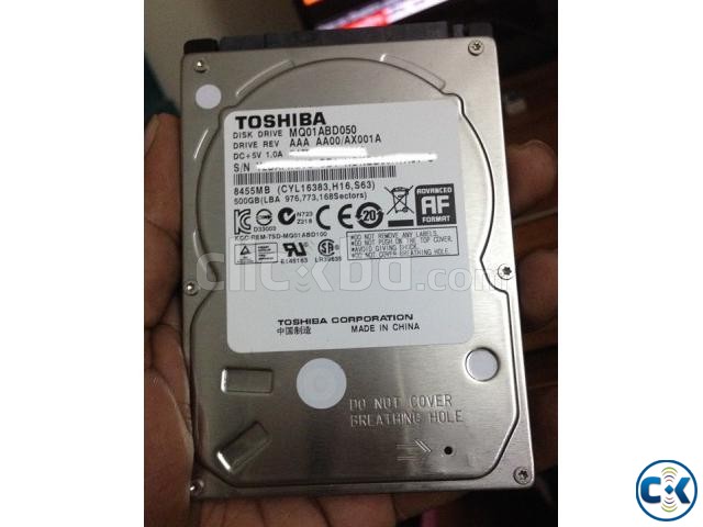 Hard disk 500GB Portable new large image 0