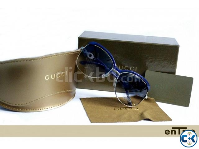 Gucci Blue Ladies Sunglass large image 0