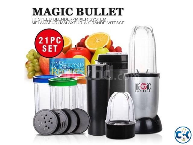 Deluxe Model of 21 pcs Magic Bullet Set - Food processor j large image 0