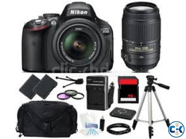 Nikon D5100 18-55mm 55-300mm VR Lens 01556606066  large image 0