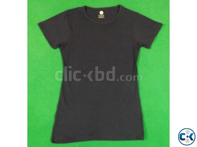 ladies short sleeve t-shirt stock lot large image 0