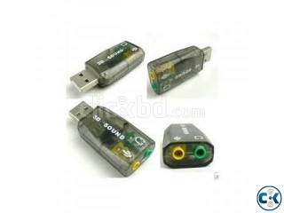 External 5.1 USB 3D Audio Sound Card for PC And LAPTOP