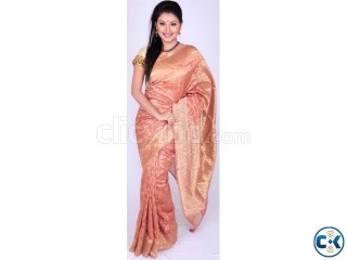 Reshom silk katan saree.