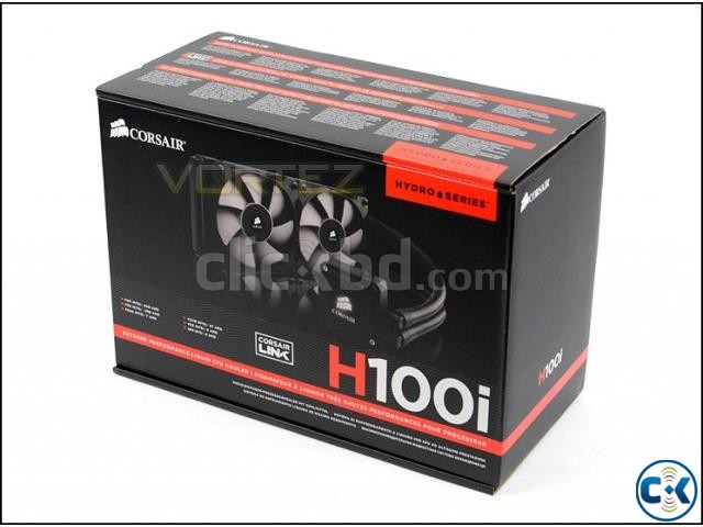 Corsair Hydro Series H100i Water Cooler large image 0