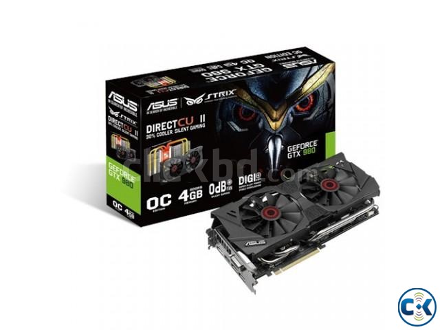 ASUS Strix GeForce GTX 980 4GB Gaming Card large image 0