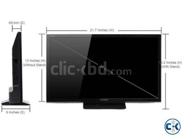BRAND NEW 24 inch SONY BRAVIA P412 HD LED TV WITH monitor large image 0