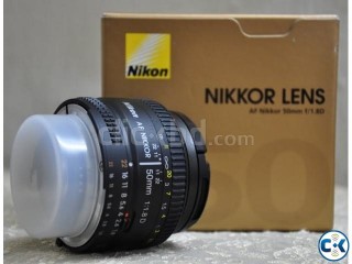 Nikon Prime Lens Nikkor AF 50mm f 1.8D