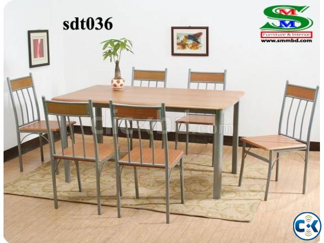 Steel Dinning Table 036  large image 0