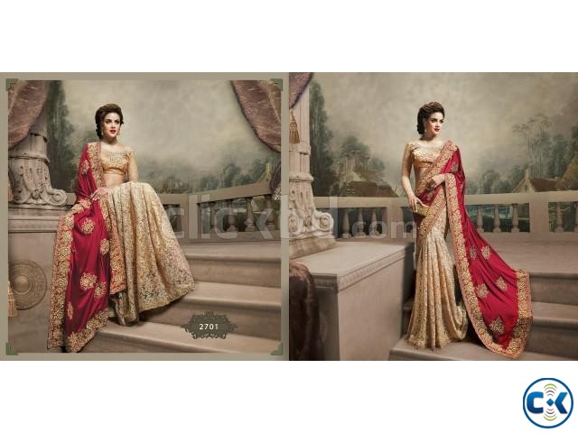 Bridal Lehenga Saree 2 in 1 IMPORTED large image 0