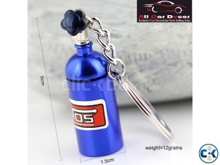 NOS Mini Nitrous Oxide Bottle Keyring