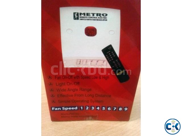 Remote System fan light switch device large image 0