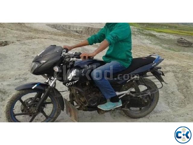 Pulsure 150cc full black fresh condition large image 0