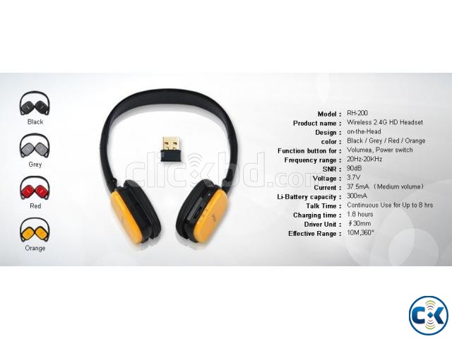 A4tech Wireless Headset RH200 large image 0