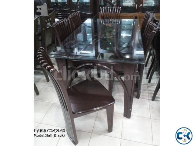 New Year offer On Ball Black Dining 6 Chair large image 0
