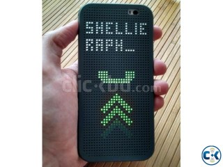 htc m8 16gb with dot view case.earphone