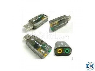 External 5.1 USB 3D Audio Sound Card for Laptop