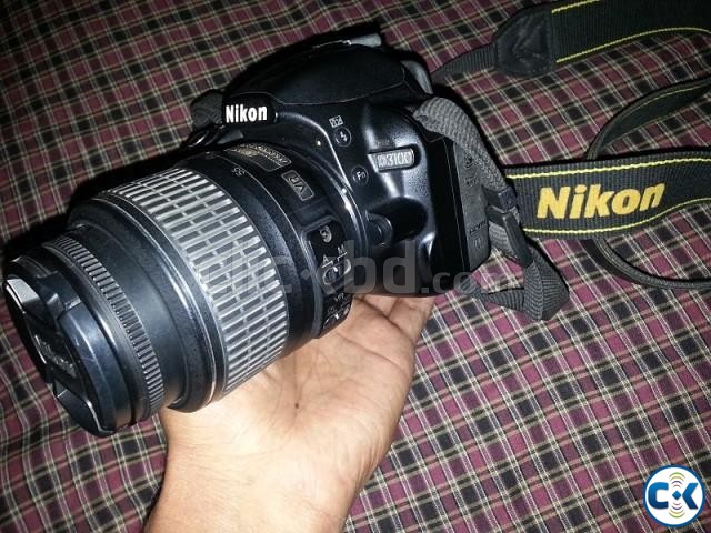Nikon D3100 DSLR brand new 18-55mm lens 3 month used large image 0