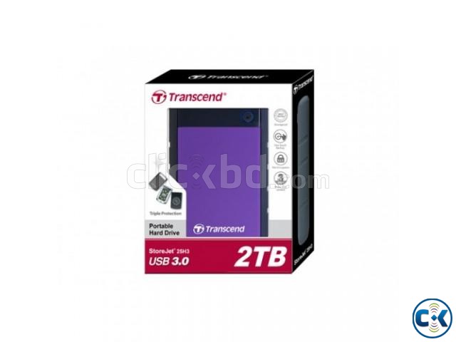 Transcend StoreJet 25H3 USB 3.0 2TB Portable Hard Disk large image 0