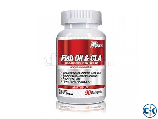 Top Secret Nutrition Fish Oil CLA - Megablend with Lipase large image 0