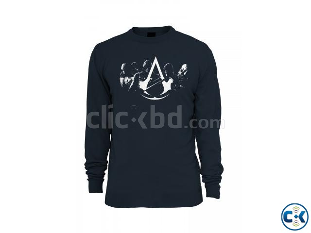 Assassin s Creed Full Sleeve T-Shirt with Badge large image 0