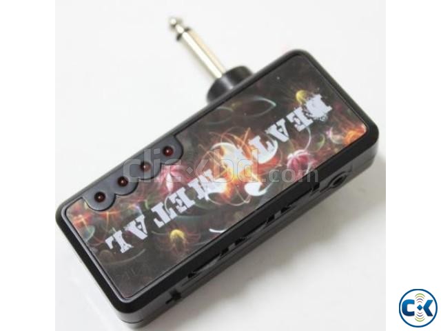 Rechargeable Mini Guitar AMP Plug builtin Death Metal effect large image 0