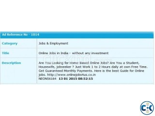 Online Jobs in India - without any investment