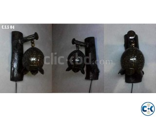 wooden guri 1 light lamp
