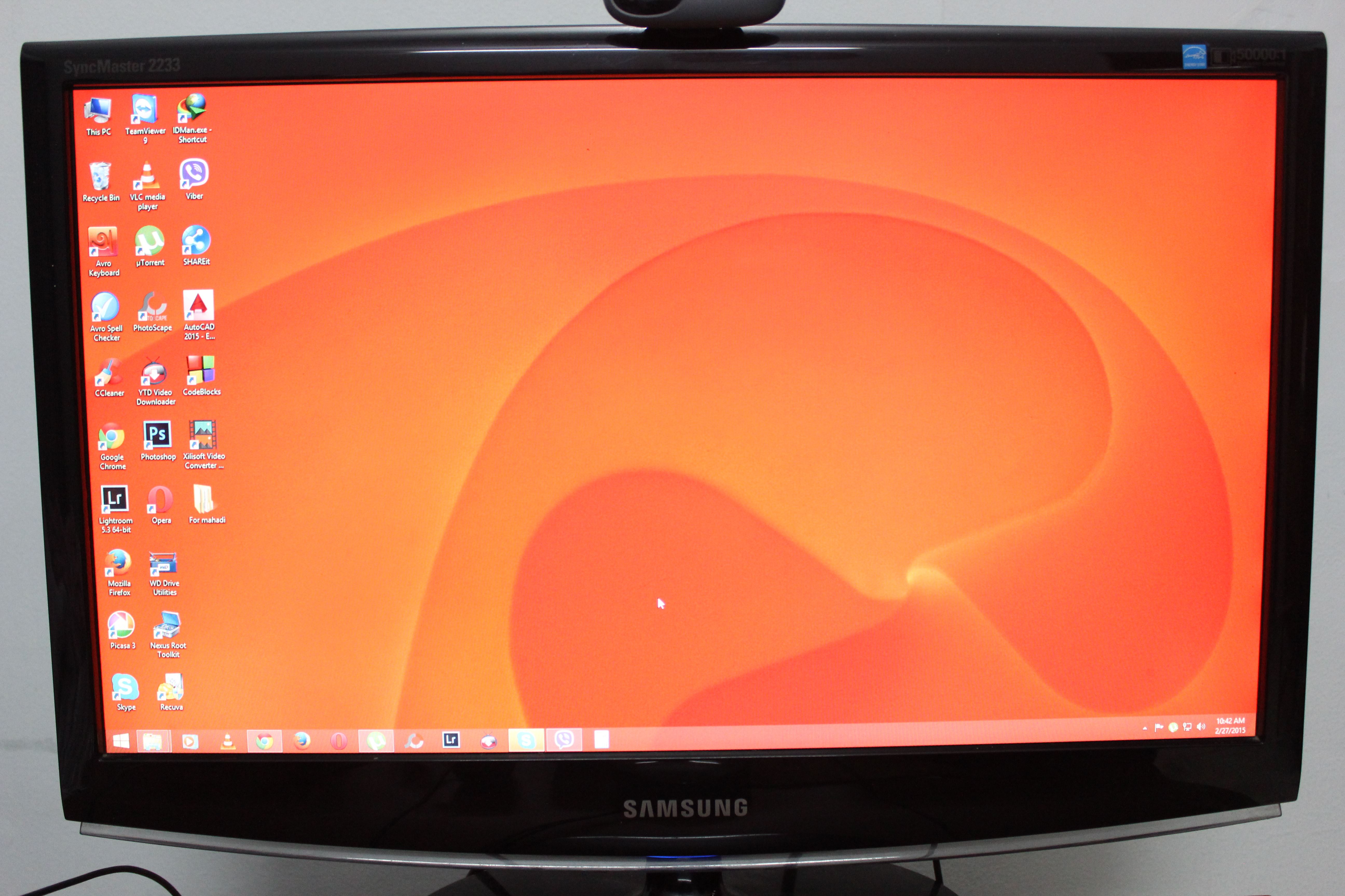 Samsung 21.5 1080p widescreen LCD monitor large image 0