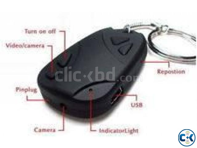 Small spy camera device key ring large image 0