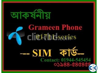 01711-SERIES GrameenPhone Sim Card