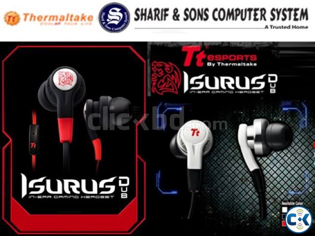 ISURUS DUB Tt eSports is Thermaltake s EarPhone Headphone large image 0