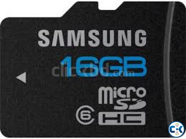 Samsung 16GB memory card class 10 with 1year warranty large image 0