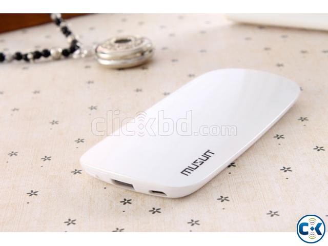 Musun Powerbank 6800 mAH white colour large image 0