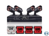 Lion Vision 4Channel DVR Kit 4 CCTV Camera