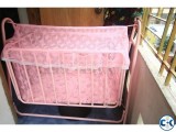 Pink color Happy Baby Bed Baby Cradle Dolna দোলনা