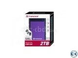 Transcend StoreJet 25H3 USB 3.0 2TB Portable Hard Disk