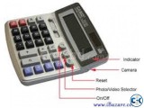 Calculator with Hidden Spy Camera