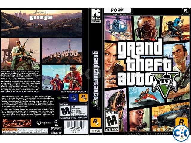 GTA 5 FOR PC ORIGINAL GAME SOFT COPY 70 GB FULL VERSION large image 0