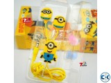 Despicable Me Minion Earphones 3.5 mm