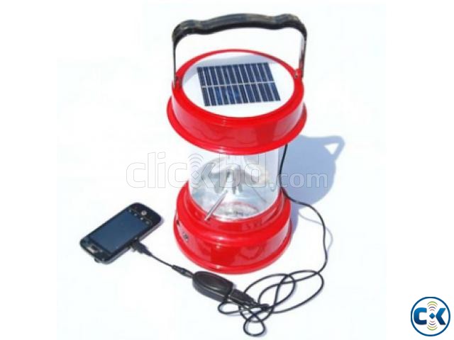 Solar Camping Light With Power Bank large image 0