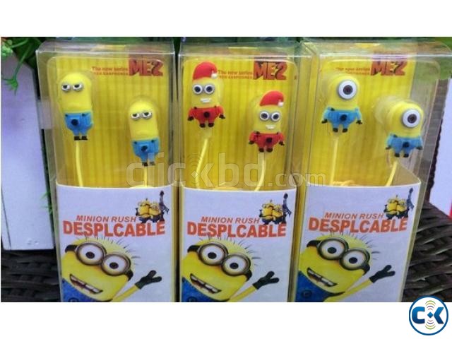 Despicable Me Minion Earphones 3.5 mm large image 0