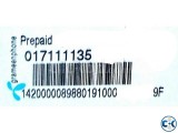 GP 0171111 New and Intact Prepaid Sim