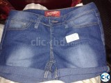 Ladies denim shorts