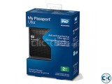 WD My Passport Ultra -2 T.B Black -Slimmer--01977784777