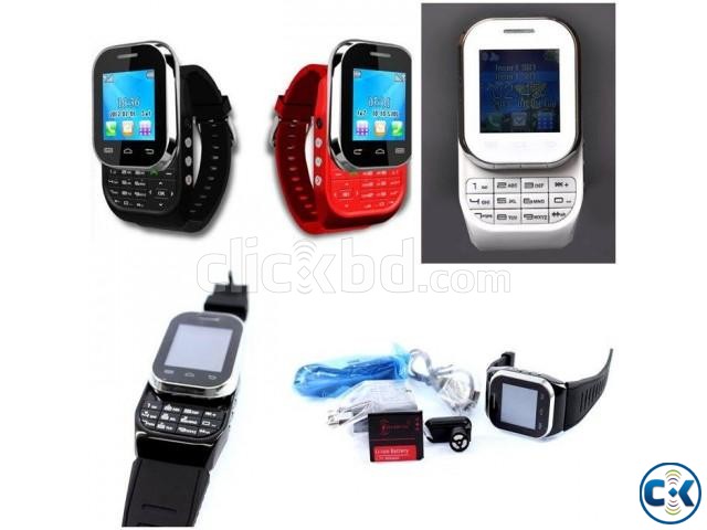 W1 MOBILE WATCH PHONE SMART FASHIONABLE DUAL SIM large image 0